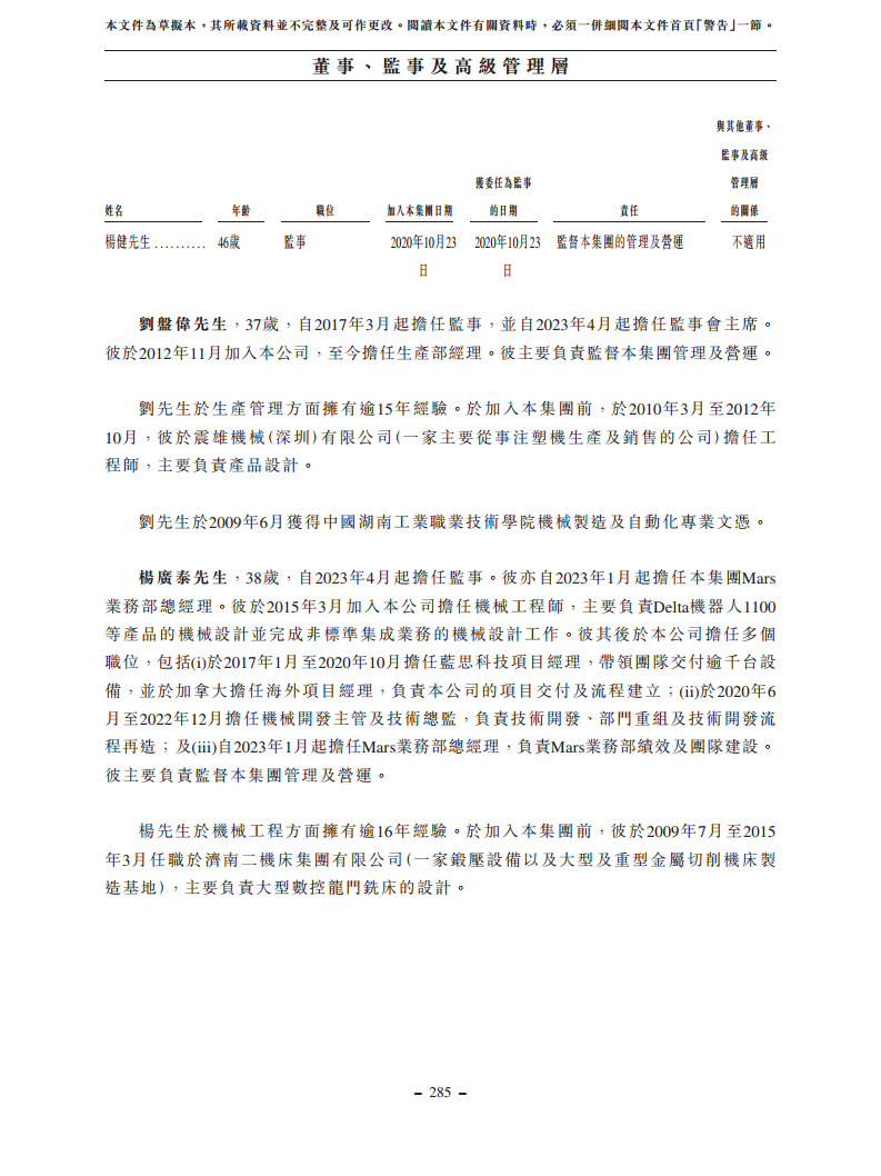 浙江翼菲智能科技股份有限公司招股书图片