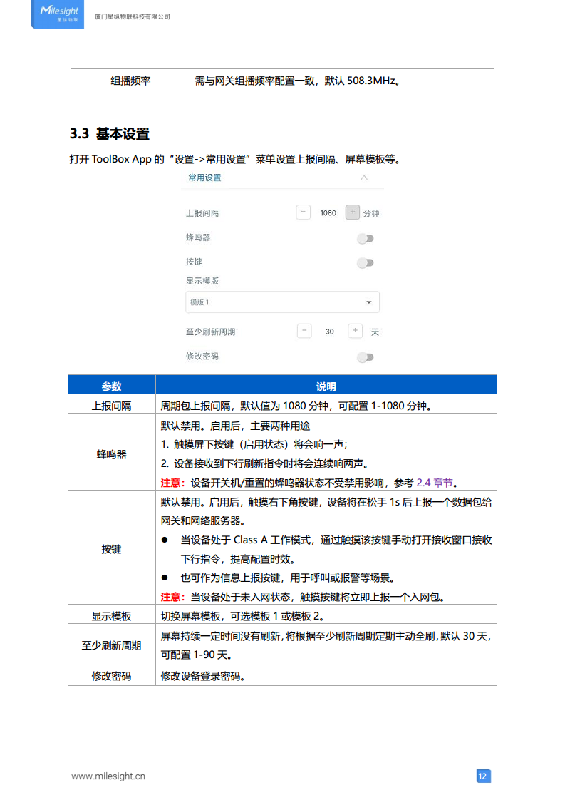 LoRaWAN®通信 DS3604 智慧电子墨水屏图片