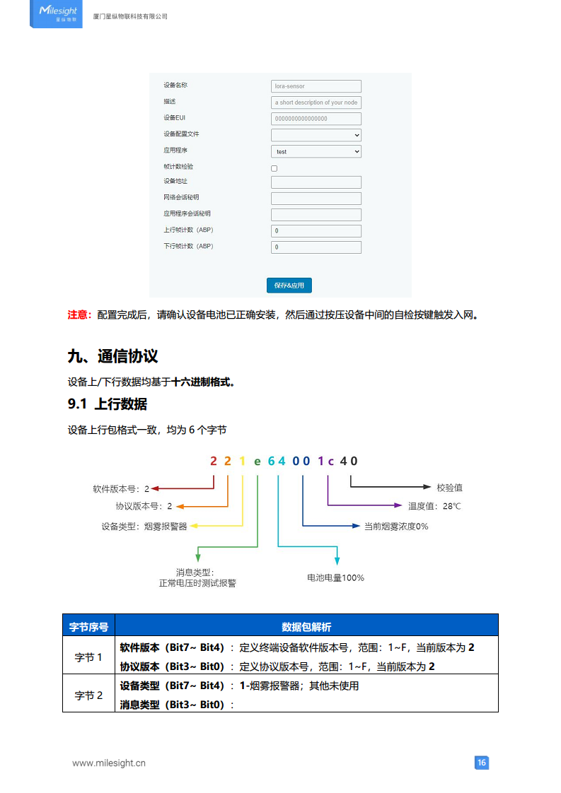 LoRaWAN®通信 GS524N 独立式光电感烟火灾探测报警器 图片