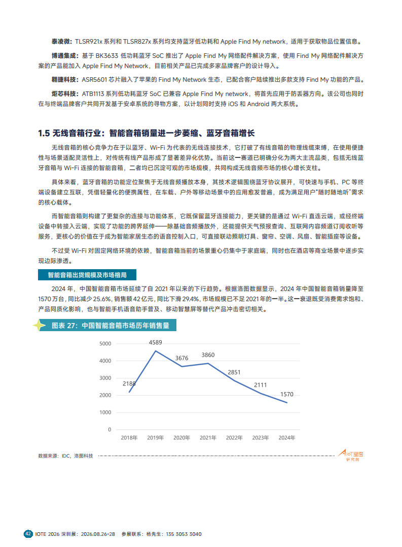 2025短距物联——中国Wi-Fi&蓝牙&星闪产业研究白皮书图片