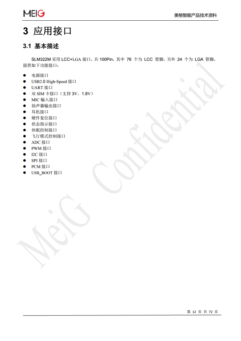 美格slm322模组图片