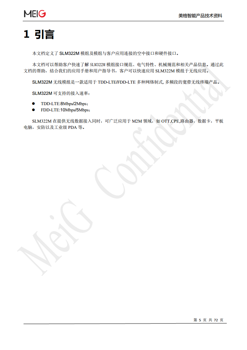 美格slm322模组图片