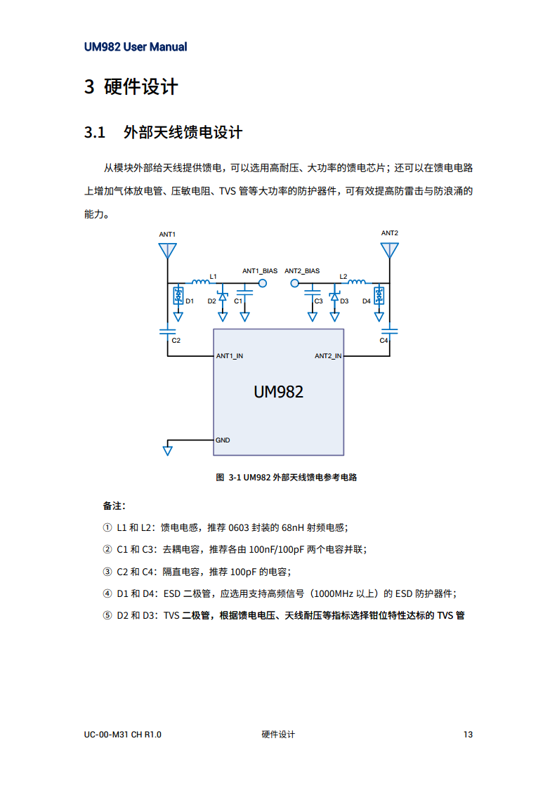 全系统全频高精度定位定向模块UM982图片