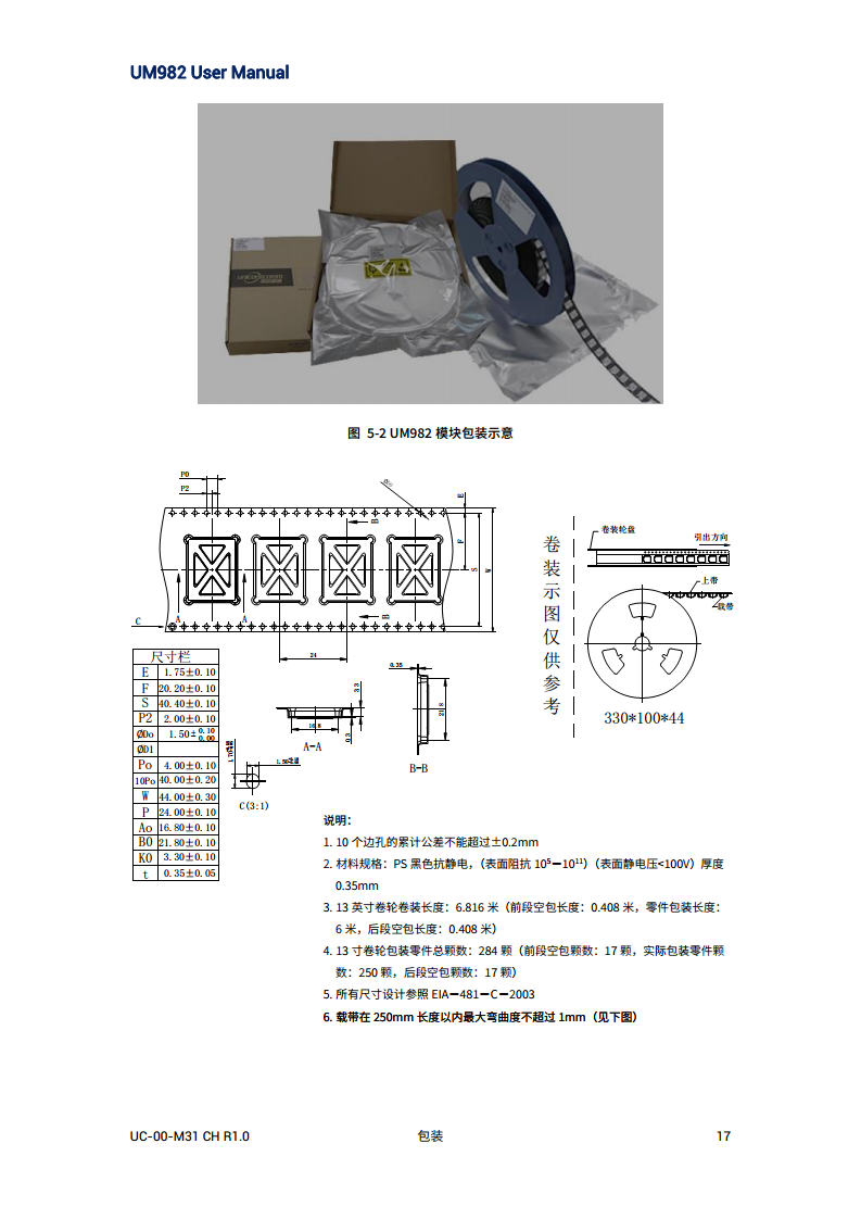全系统全频高精度定位定向模块UM982图片