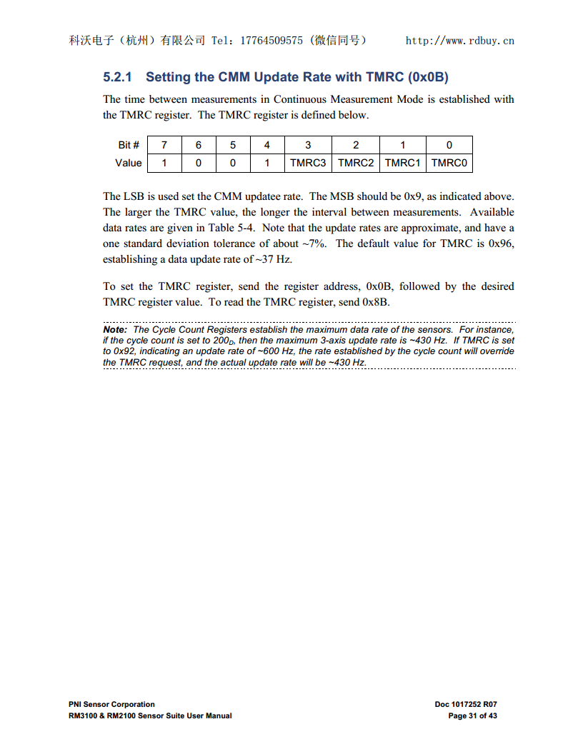 RM3100高精度三轴地磁传感器套件用于磁场测量、导航和姿态控制图片