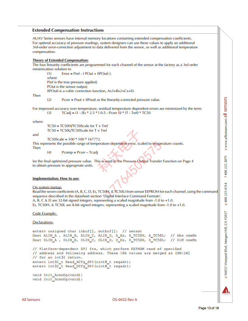 AUAV-L05D-M25125-RR-N高精度压力传感器图片