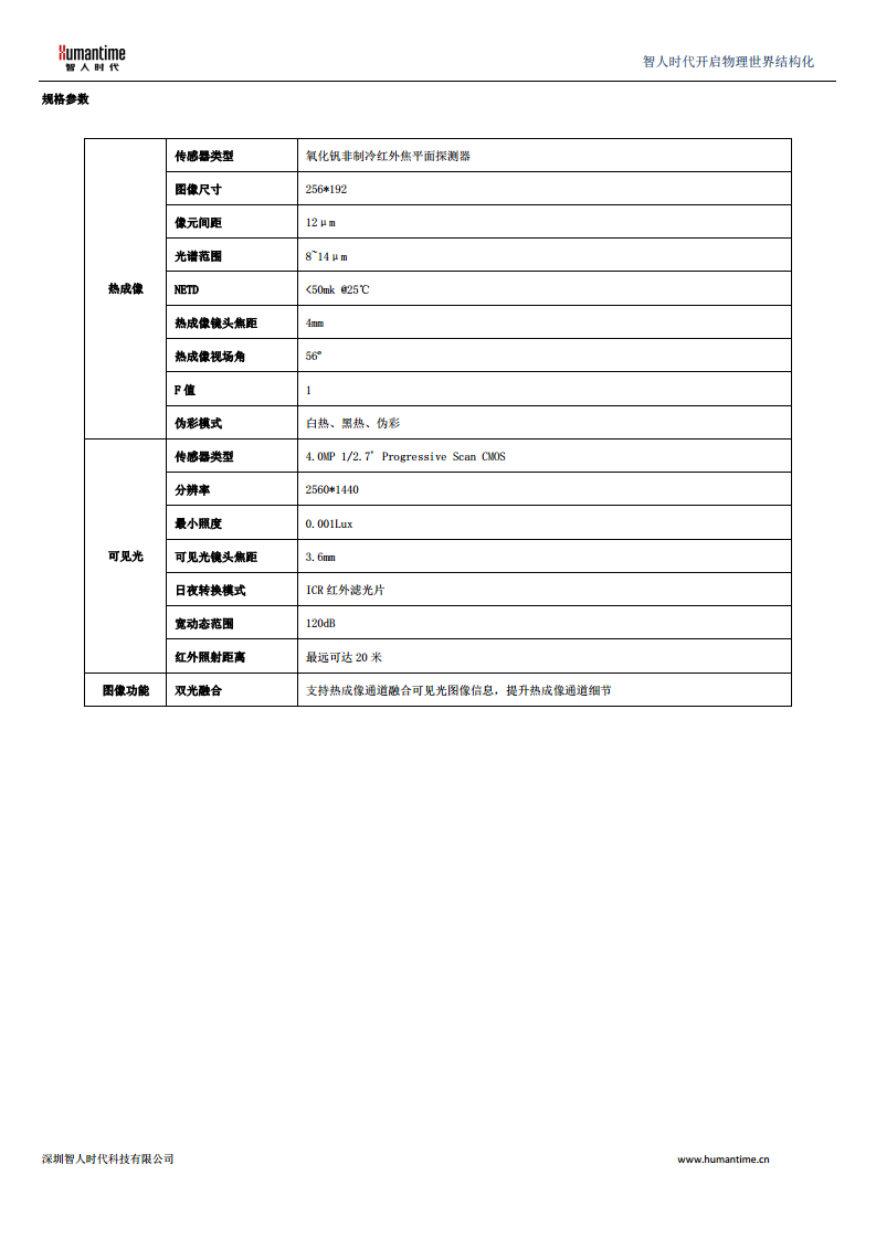 HD-TW384AI双光谱工业测温摄像机图片